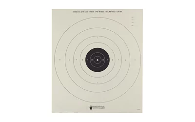 ACTION TGT BULLSEYE PAPER 100PK