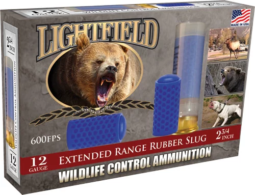 LIGHTFIELD 12GA 2.75" X-RANGE - RUBBER SLUG 5RD 10BX/CS - Image 2
