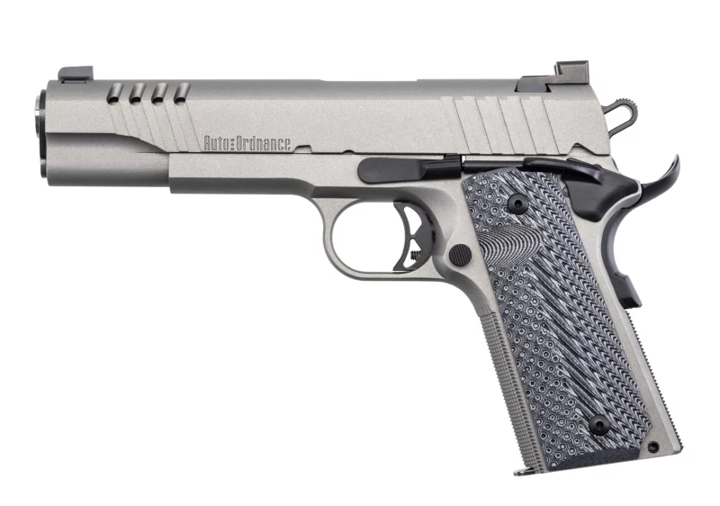 AO 1911 45ACP 5 SAVAGE SS GRAY G10 GRIPS 7RD