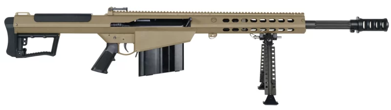 BARR M107A1 50BMG FDE 20 FLUTED BLK STEEL REC