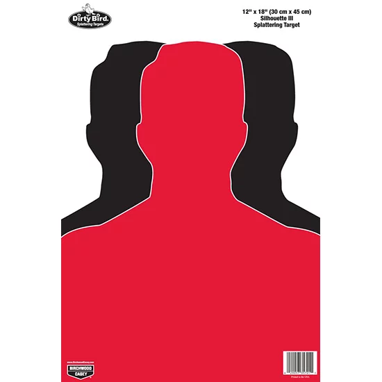 BIRCHWOOD CASEY DIRTY BIRD 12X18 SILHOUETTE