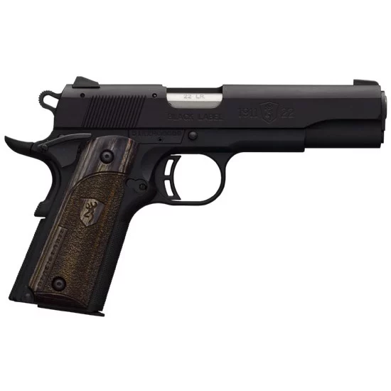 BRO 1911-22 BLACK LABEL 22LR 4.25 LAMINATE GRIP
