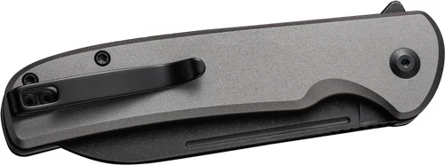 CIVIVI KNIFE CHEVALIER II 3.4" - GRAY ALUM HANDLE/BLACK STNWSH