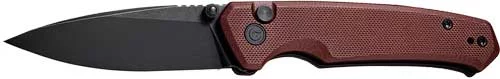 CIVIVI KNIFE ALTUS 2.97" - BURGUNDY G10/BLK STNWSH BLADE
