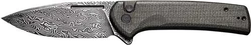 CIVIVI KNIFE CONSPIRATOR 3.48" - DK GREEN MICARTA/BLK DAMASCUS