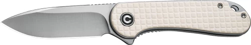 CIVIVI KNIFE ELEMENTUM 2.96" - IVORY G10/SATIN D2 LINER LOCK