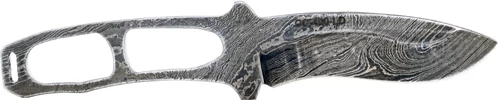 BEAR OPS COMBAT NECK KNIFE - 2.78" DAMASCUS W/KYDEX SHEATH - Image 3
