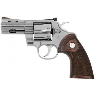 CLT PYTHON 357MAG 3 SS AS WALNUT GRIP BLEM