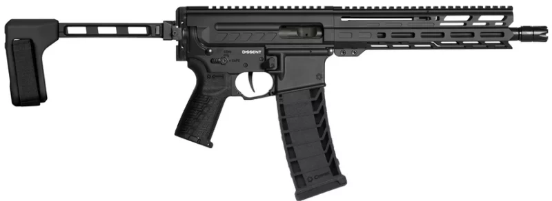 CMMG DISSENT MK4 BRACED 9MM 10.5 ARMOR BLACK