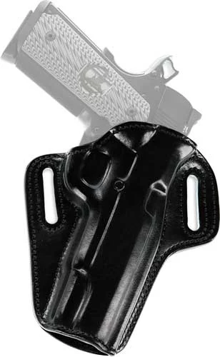 GALCO CONCEALABLE BELT HLSTR - RH LEATHER 1911 4" BLACK