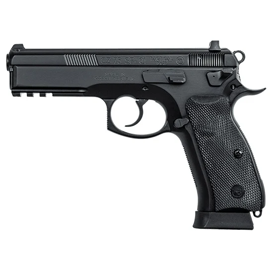 CZ 75 SP-01 TACTICAL 9MM AMBI DECOCKER 19RD FOFS