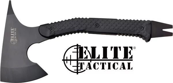 MC ELITE TACTICAL THE BREACHER - 15" AXE W/SHEATH BLACK/SS
