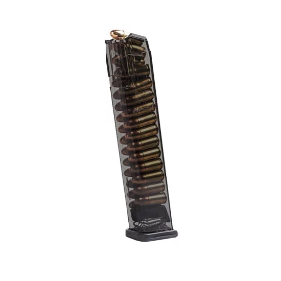 ETS MAG GLOCK 17 9MM 27RD COMP CARBON SMOKE