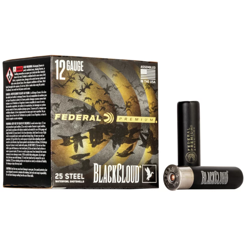 FED BLACK CLOUD FS STEEL 12GA 3.5 1.5OZ #2 25/10