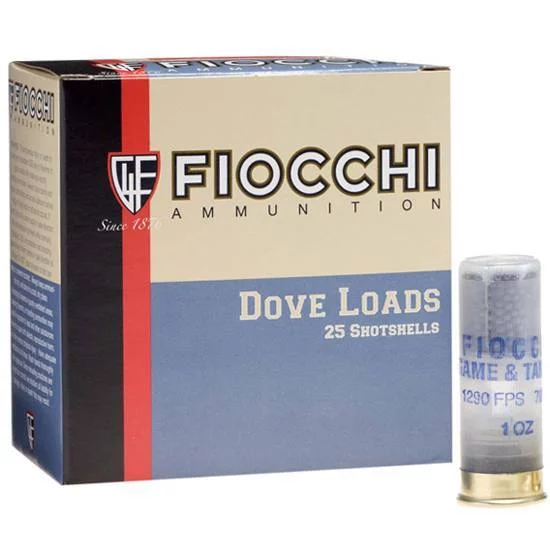 FIO DOVE & QUAIL 20GA 2.75 7/8OZ #8 25/10