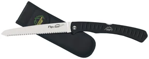 OUTDOOR EDGE FLIP N'SAW - 7" S/S BLACK W/NYLON SHEATH