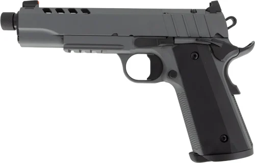 TISAS 1911 NIGHT STALKER 10MM - 5" THREADED BBL 8RD BLACK/GREY - Image 3