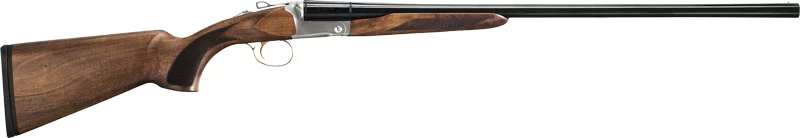 AKKAR CHURCHILL 512 12GA 28" - SIDE/SIDE W/ EXTRACTORS WALNUT