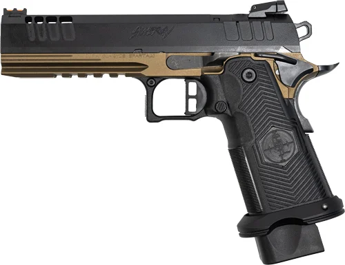 GLFA 1911DS SYNERGY 9MM 5" 20 - SHOT BLACK SLIDE BRONZE FRAME - Image 2