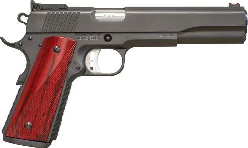 FUSION 1911 LONG SLIDE 45ACP - 6" 8RND BLUED/RED COCOBOLLO