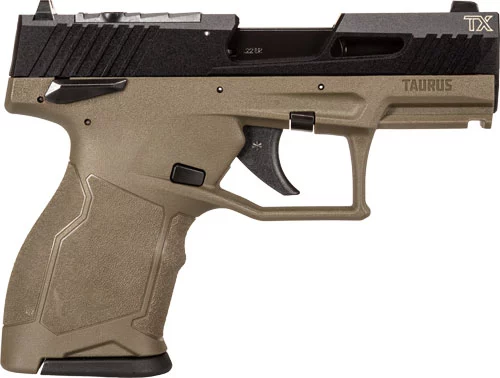 TAURUS TX-22 COMPACT 22LR 3.5" - ADJ. 13-SHOT OD GREEN POLYMER