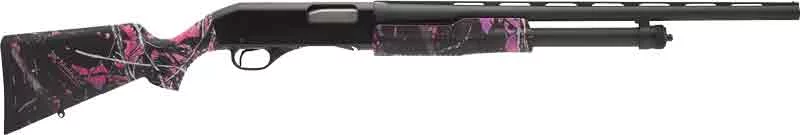STEVENS 320 FIELD 20GA YOUTH - 22"VR 3" BLUED/MUDDY GIRL CAMO
