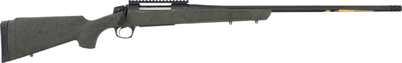 CVA CASCADE 7MM PRC 24" #3 - W/RAIL BLACK/OD GREEN