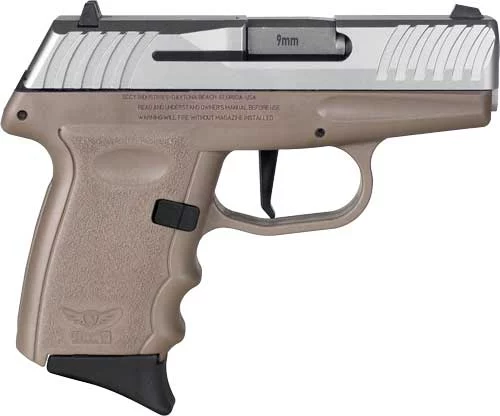 SCCY DVG1-TT PISTOL 9MM 10RD - SS/FLAT DARK EARTH - Image 2