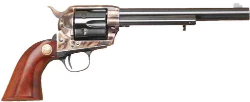 CIMARRON P-MODEL 38SP/357MAG - PW FS 7.5" CC/BLUED WALNUT