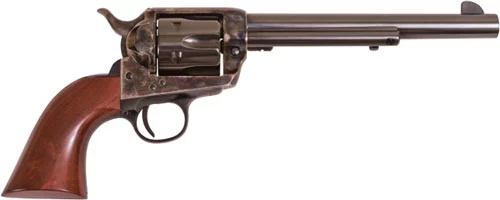 CIMARRON FRONTIER 38SPL/357MAG - PW FS 7.5" CC/BLUED WALNUT