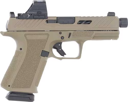 SHADOW SYSTEMS MR920 ELITE FDE - 9MM HOLOSUN OPTIC THREADED BBL