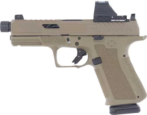SHADOW SYSTEMS MR920 ELITE FDE - 9MM HOLOSUN OPTIC THREADED BBL - Image 2