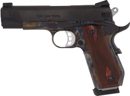 TYLER GUNWORKS 1911 COMMANDER - 45ACP 4.25" 8RND CC/BLD/WLNT - Image 2