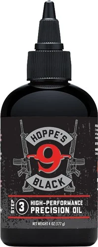 HOPPES BLACK LUBE 4 OZ. - RUST INHIBITOR W/TIP APPLICATR