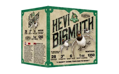 HEVI BISMUTH 28GA 3" 1OZ #6 25/250