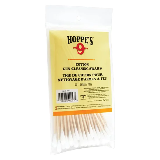 HOPPES COTTEN CLEANING SWAB 100CT WOOD GRAIN