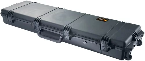 PELICAN IM 3300 STORM LONG GUN - CSE W/ WHEELS/FOAM 50" GUN BLK
