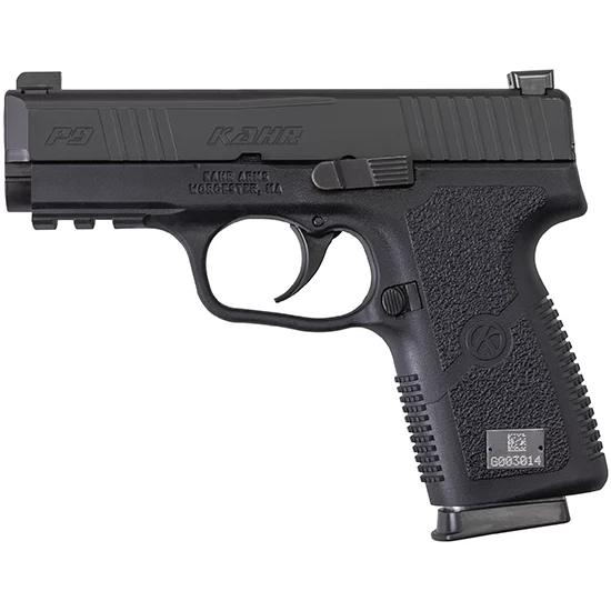 KAHR P9-2 9MM 3.6 BLK SS BLK FRAME NS (2) 7RD
