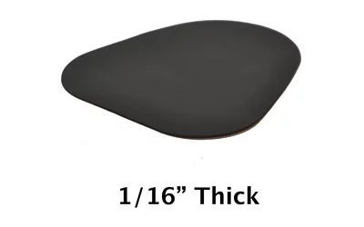 KICK-EEZ CHEEK PROTECTOR 1/16" BLK