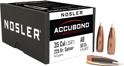 NOSLER BULLETS 35 CAL .358 - 225GR ACCUBOND 50CT