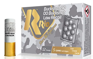 RIO ROYAL BUCK LOW RECOIL 9P 12GA 25/10