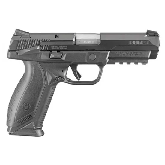 RUG AMERICAN PISTOL 4.5 45ACP BLK SS MSAFETY 10R