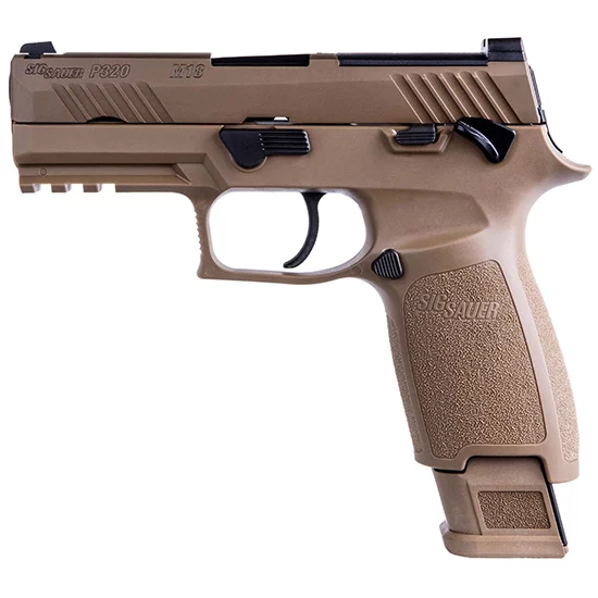 SIG P320 9MM 3.9 M18 MS COY NS PLATE 17/21RD