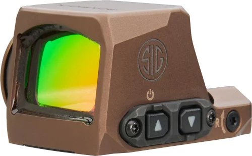 SIG OPEN REFLEX SIGHT ROMEO X - COMP 2MOA DOT W/32MOA CIR FDE