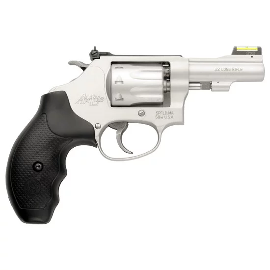SW 317 KIT GUN 22LR 3 SS HI VIZ ROUND BUTT 8RD