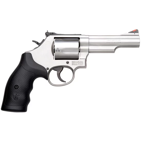 SW 69 44MAG 4.25 SS BLK SYN GRIP 5RD L FRAME