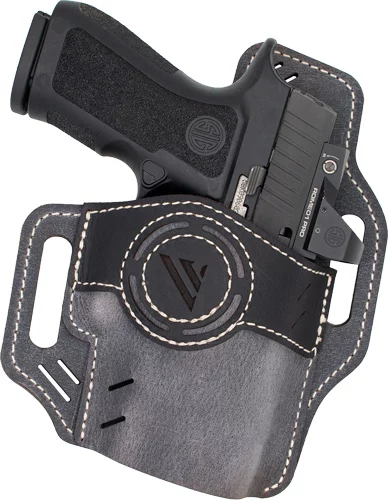 VERSACARRY LUNA HOLSTER OWB - GREY BASE BLACK PATCH SIZE 3