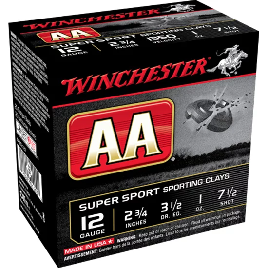 WIN AA SS SPORTING CLAYS 12GA 2.75 #7.5 25/10