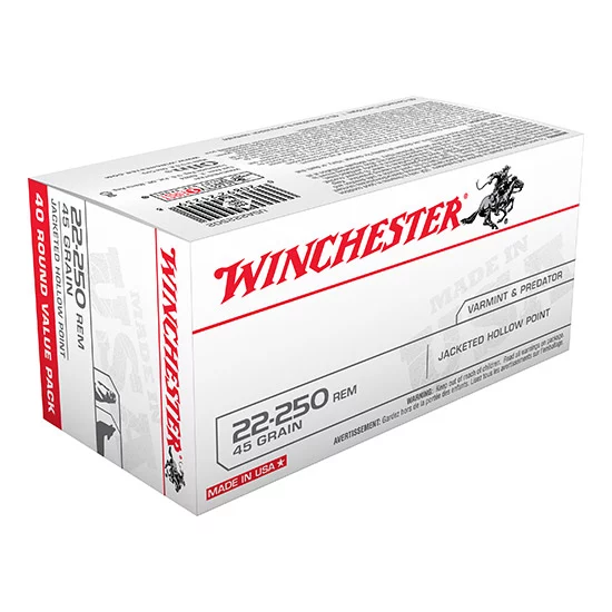 WIN USA 22-250 45GR JHP 40/10