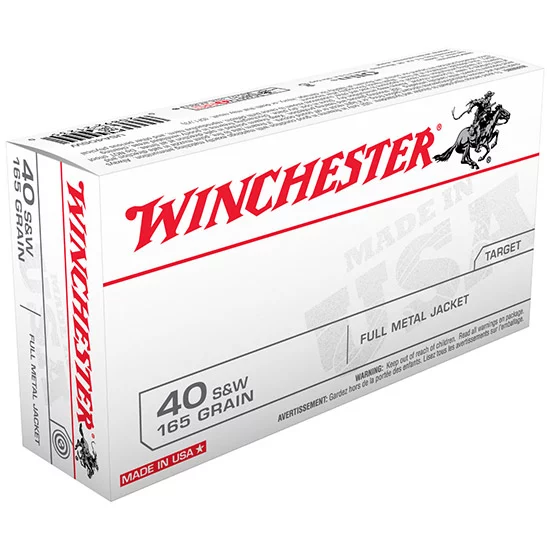 WIN USA 40SW 165GR FMJ VALUE PACK 100/5